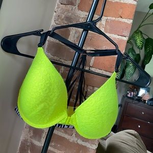 PINK 34DD Racerback Push-up Bra